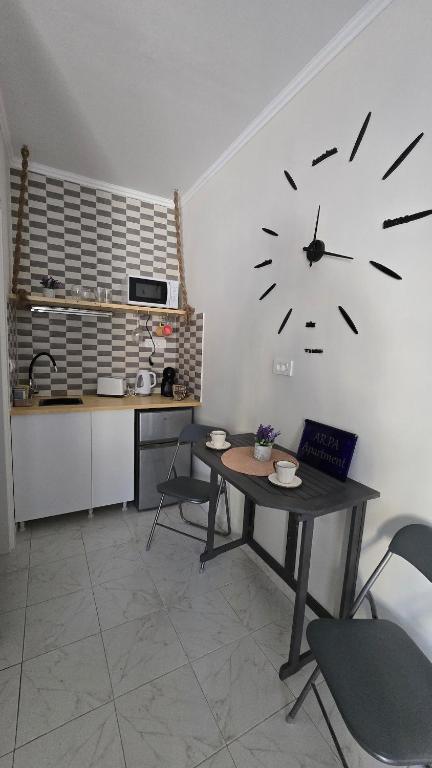 Kuchyň nebo kuchyňský kout v ubytování ARPA apartment