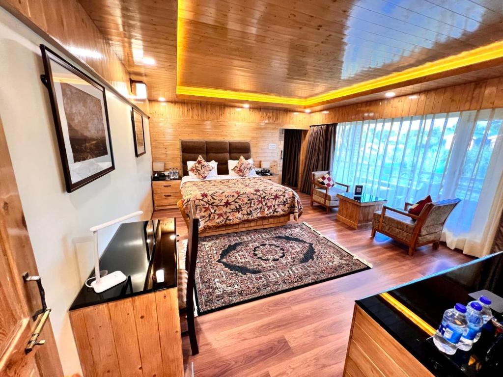 TV a/nebo společenská místnost v ubytování The Orchard Retreat & Spa