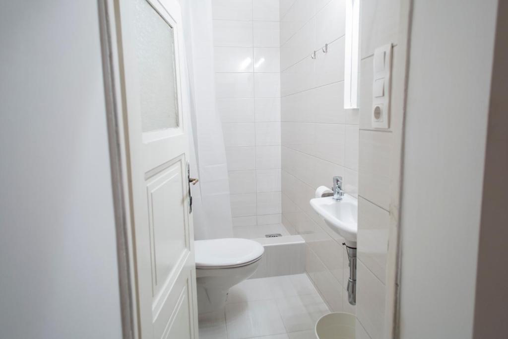 Kúpeľňa v ubytovaní Elisabeth Bridge Apartmans