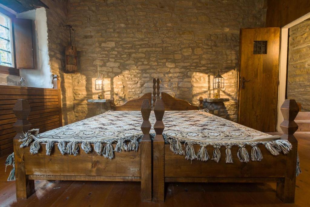 Postel nebo postele na pokoji v ubytování Borgo Corniola B&B Naturista