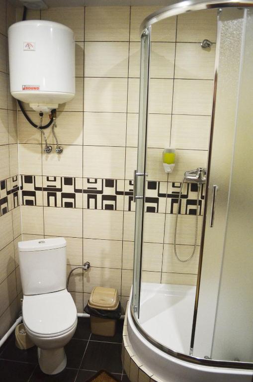 Koupelna v ubytování Hostel VIP Na Pestelya, 11
