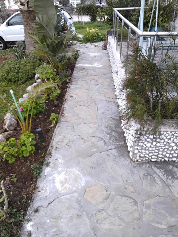 Zahrada ubytování Havuzlu Beyaz villa
