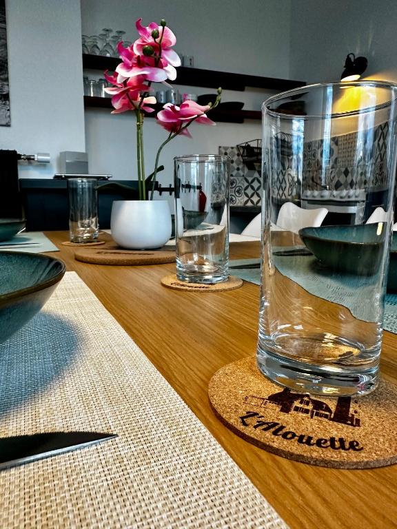 Nápoje v ubytování À700m de la mer appartement avec terrasse, parking l'alouette