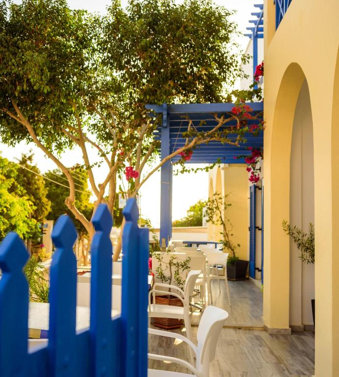 Balkón nebo terasa v ubytování Karidis Hotel