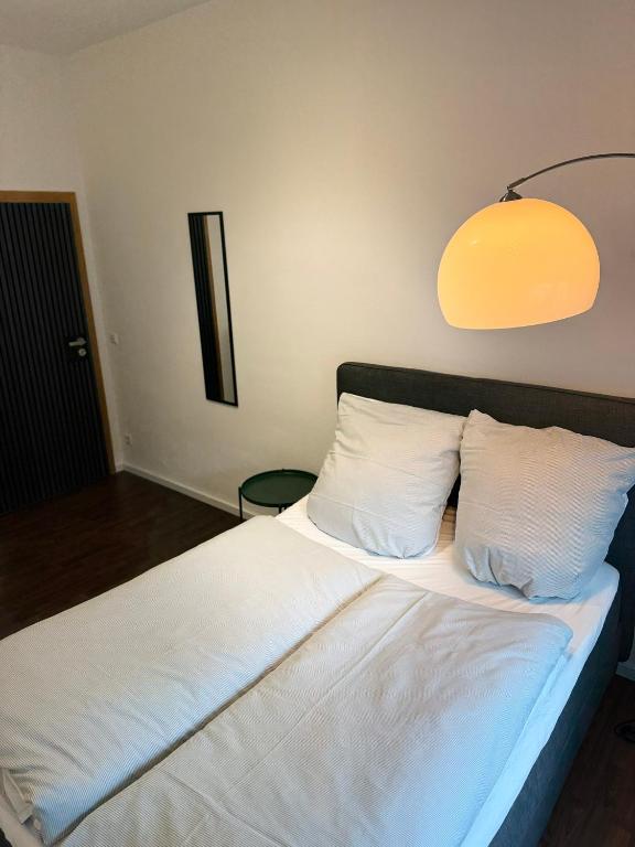 Postel nebo postele na pokoji v ubytování soulfactory budget
