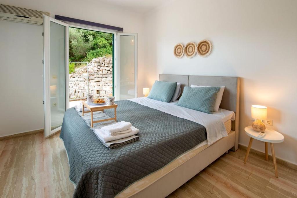Postel nebo postele na pokoji v ubytování Dream view apartments