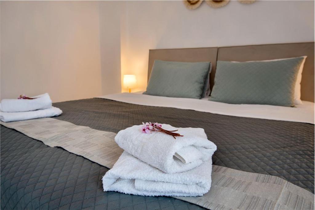 Postel nebo postele na pokoji v ubytování Dream view apartments