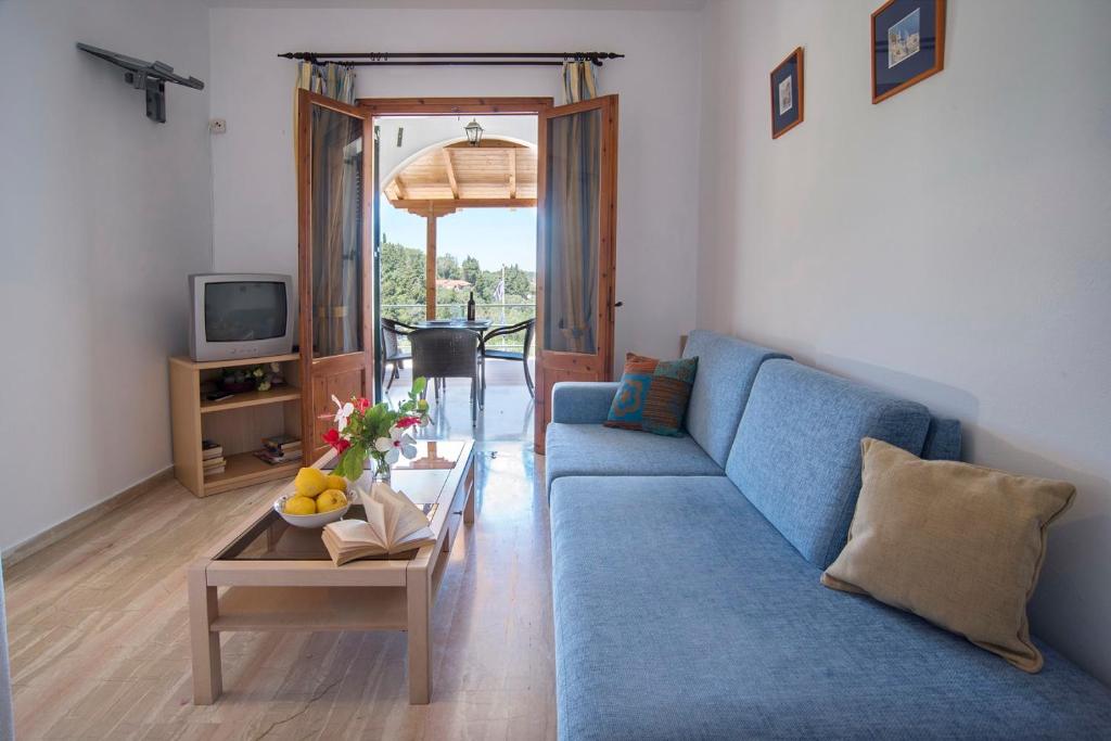 TV a/nebo společenská místnost v ubytování Dream view apartments