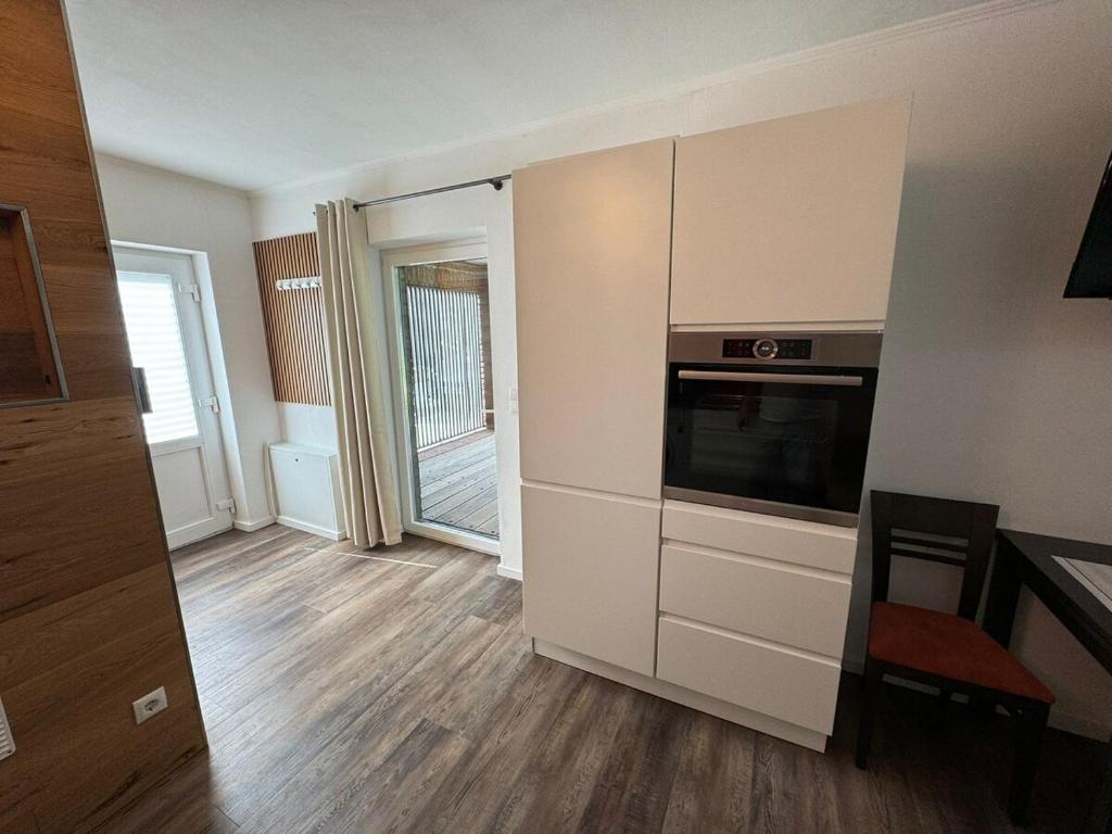 Kuchyň nebo kuchyňský kout v ubytování Tinyhouse in Varel
