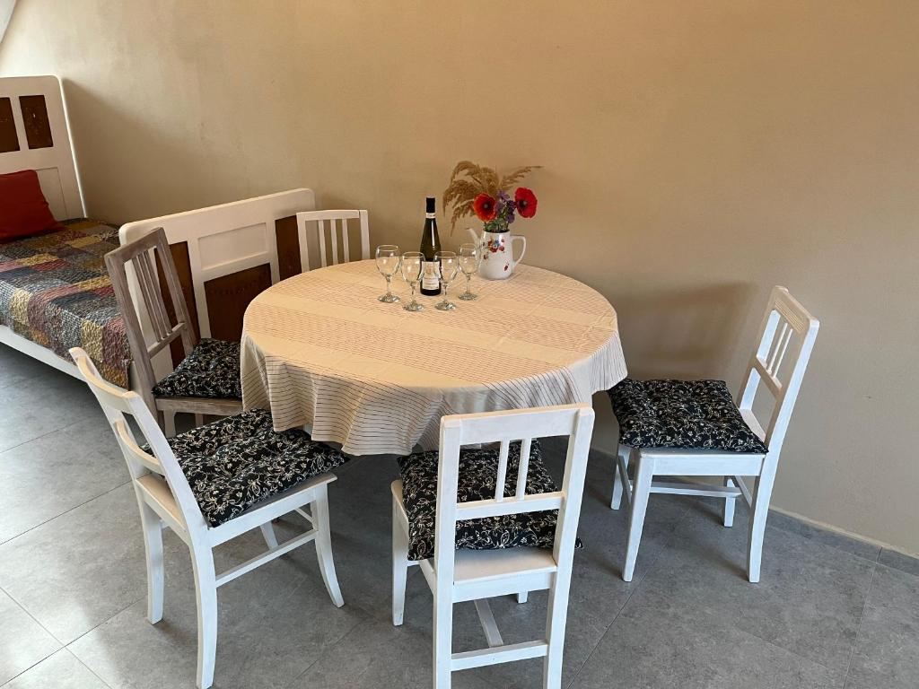 Posezení v ubytování Vintage apartmán Mikulov, 2-4 osoby, 65m2