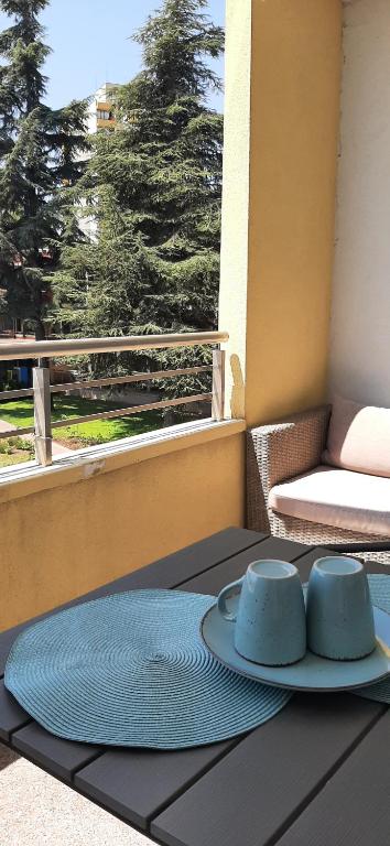 Balkón nebo terasa v ubytování Sea Apartament Kristal Beach,Nessebar