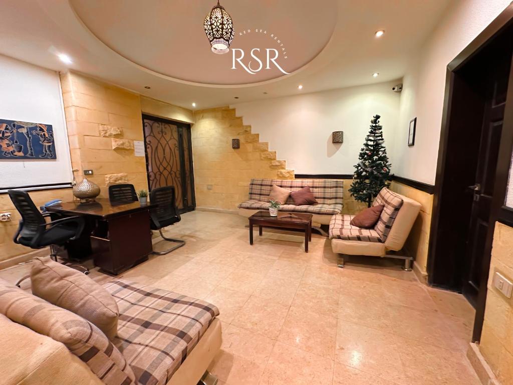 Posezení v ubytování Elite Suites Hurghada