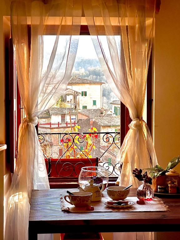 Balkón nebo terasa v ubytování Il Borgo Guest House Subiaco