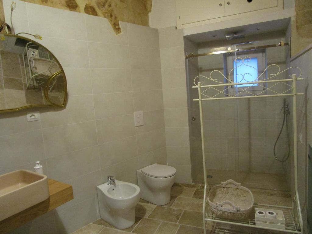 Koupelna v ubytování Casa Vetere