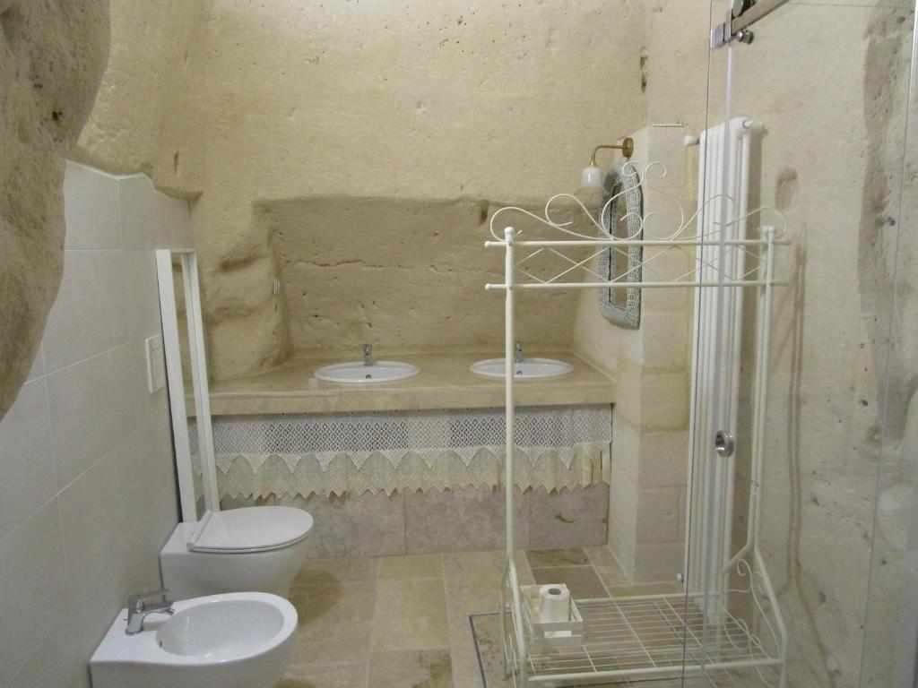 Koupelna v ubytování Casa Vetere