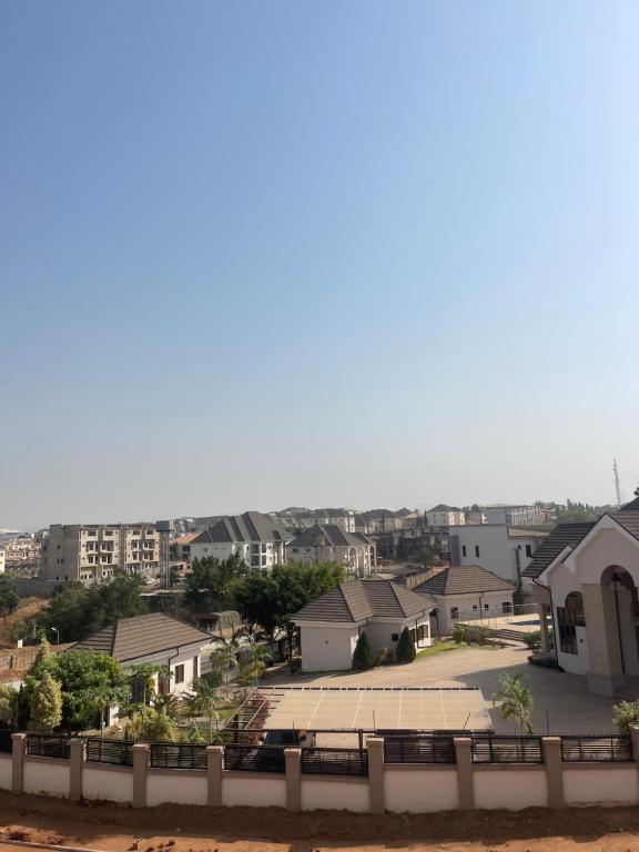 arial view of a residential suburb with houses at Abuja Lux Apartment Wuye in Abuja