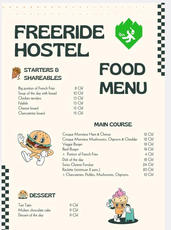 Majutusasutuses Freeride Hostel olev sertifikaat, autasu, silt või muu dokument