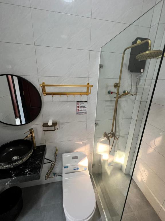 Koupelna v ubytování MANYTHIP Hotel