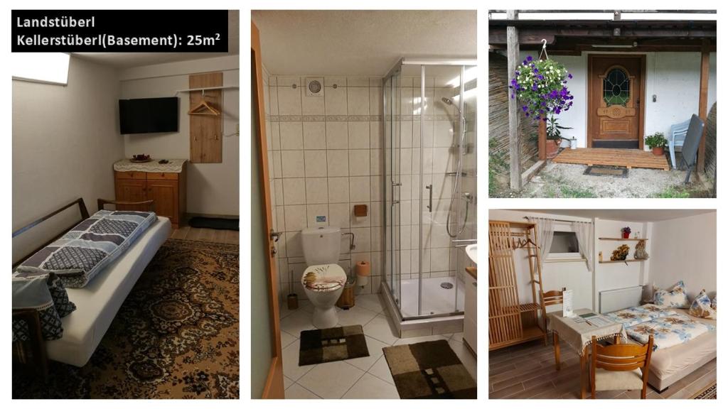 Kúpeľňa v ubytovaní Landhaus Dersch