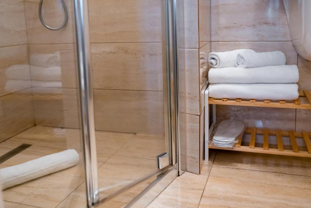 Koupelna v ubytování Rosen Villa Sibiu