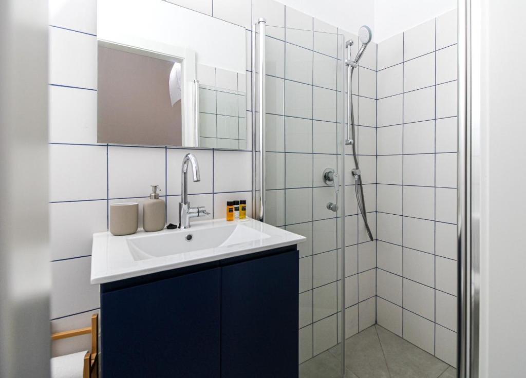 Vannituba majutusasutuses Loveinsky Tel Aviv rooms