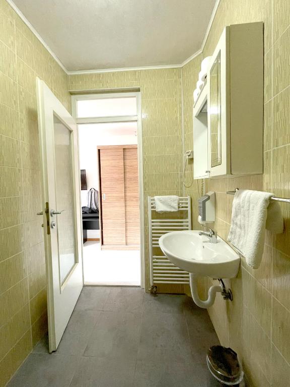 Koupelna v ubytování Hotel Kovači