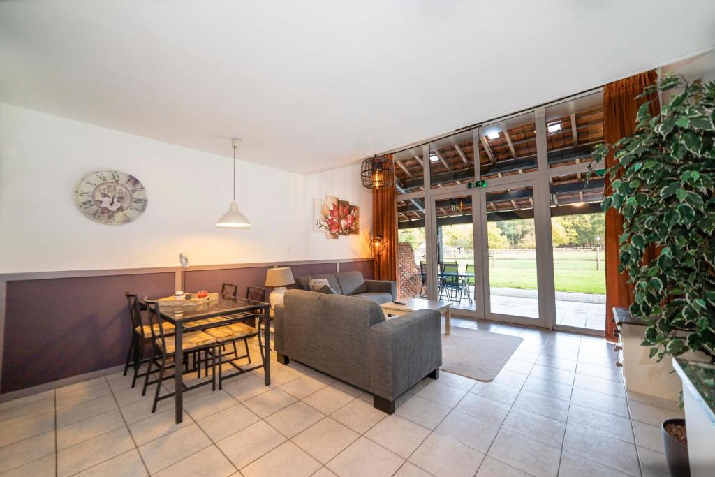Posezení v ubytování B&B De Kroonhoeve