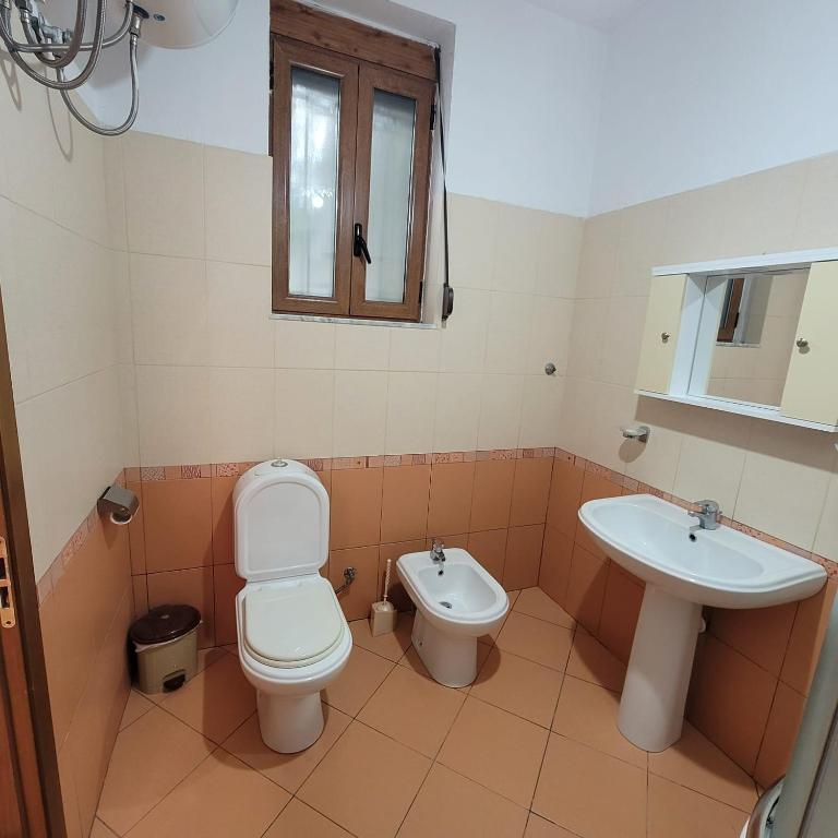 Koupelna v ubytování Jona Guest house