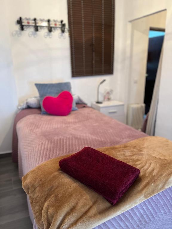 Postel nebo postele na pokoji v ubytování Casa Cueva