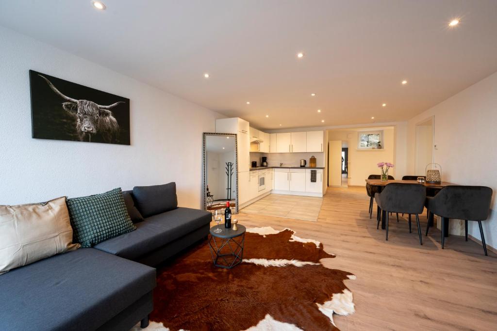 Køkken eller tekøkken på Modernes, stilvolles Apartment 2