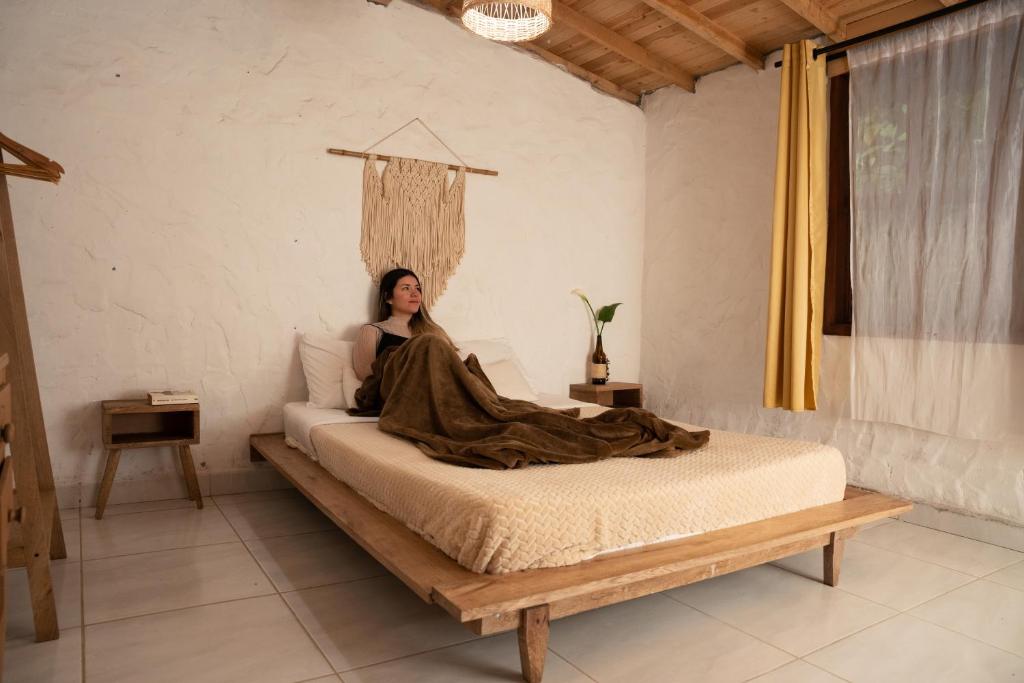 Postel nebo postele na pokoji v ubytování Casa Profunda - Santa Elena