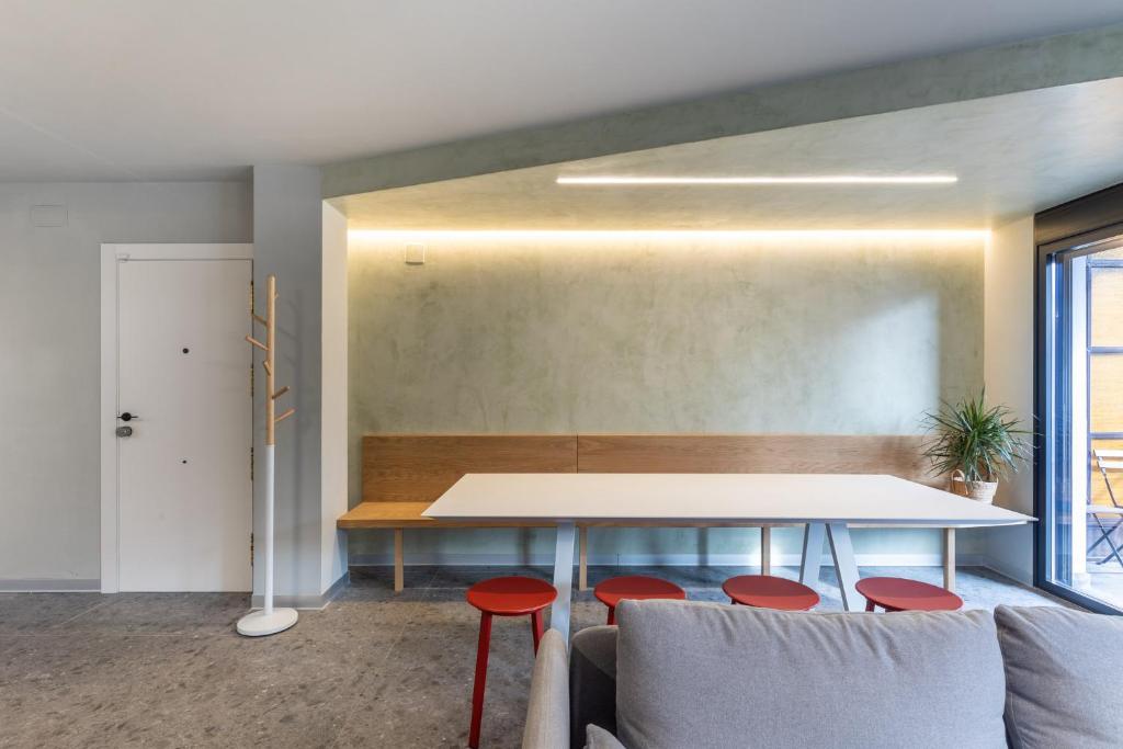 Posezení v ubytování Modern design apartment in Murcia