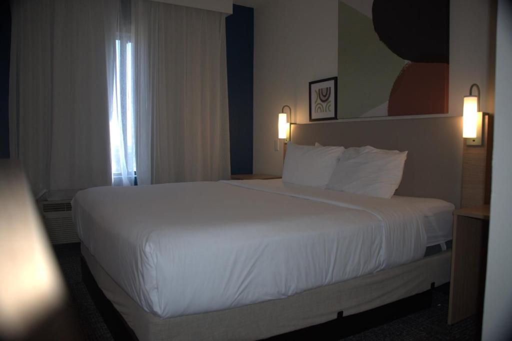Postel nebo postele na pokoji v ubytování Spark by Hilton Amarillo East