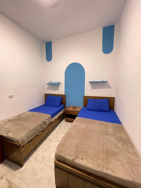 Postel nebo postele na pokoji v ubytování whales camp dahab