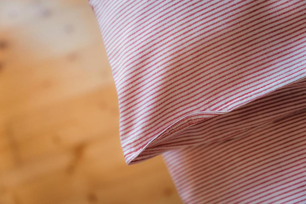 Postel nebo postele na pokoji v ubytování Apartmán Velké Karlovice