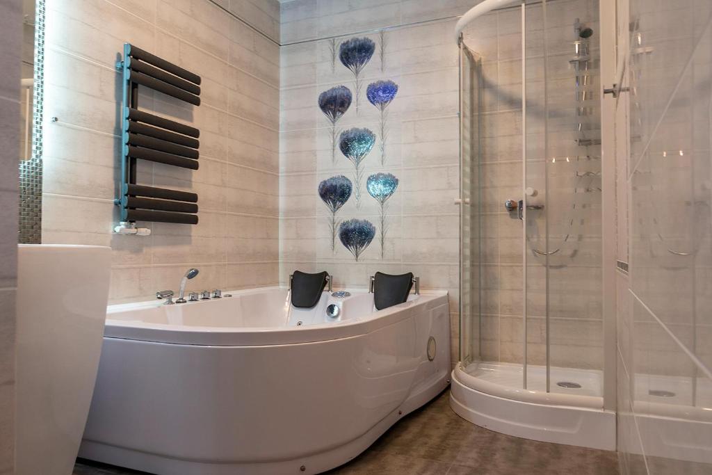 Kúpeľňa v ubytovaní Apartamenty Koba