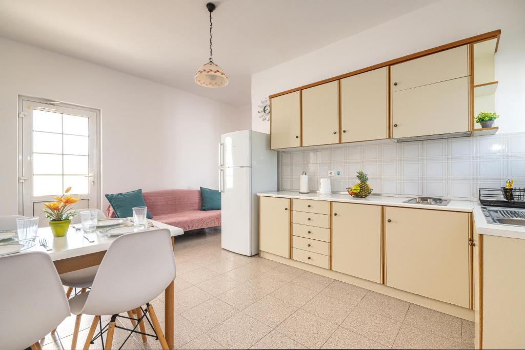 Kuchyň nebo kuchyňský kout v ubytování Nikolas Apartment
