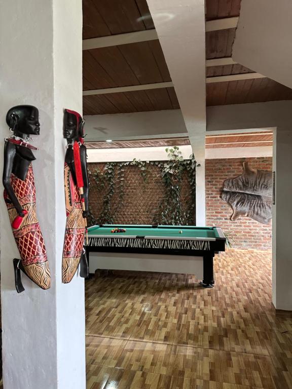 Biliár nebo kulečník v ubytování Casa Africa