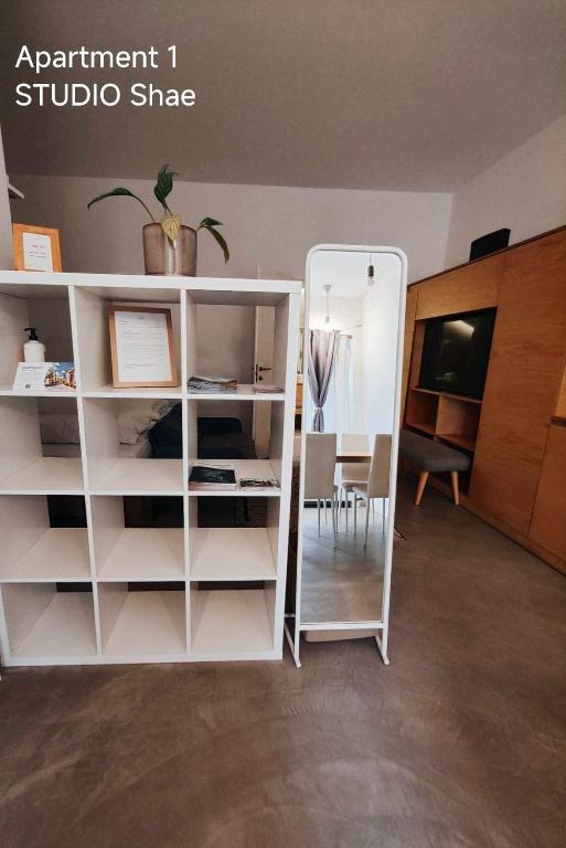 Postel nebo postele na pokoji v ubytování Pekarna apartments