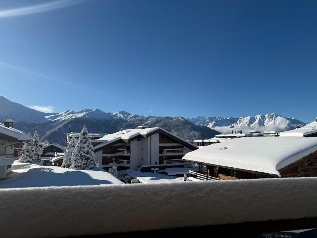 Výhled na hory ve Verbieru