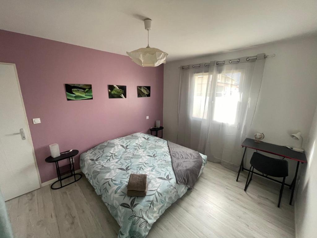 Postel nebo postele na pokoji v ubytování Ophidia