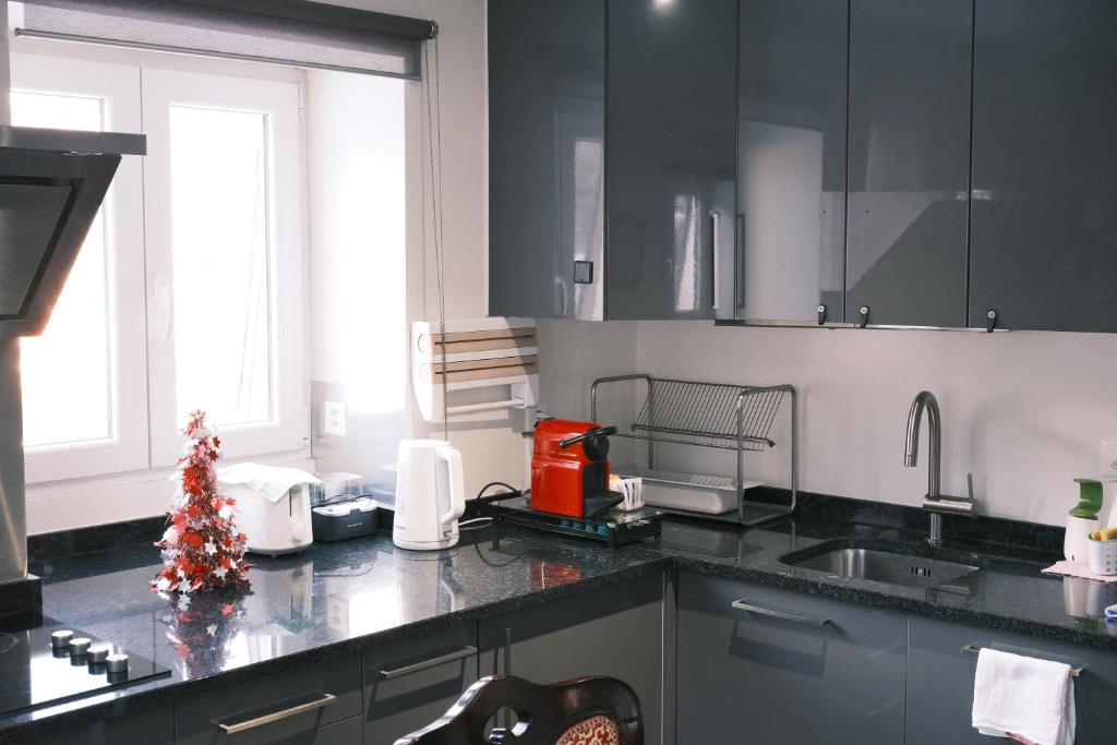 Kuchyň nebo kuchyňský kout v ubytování Today Appartement Famille