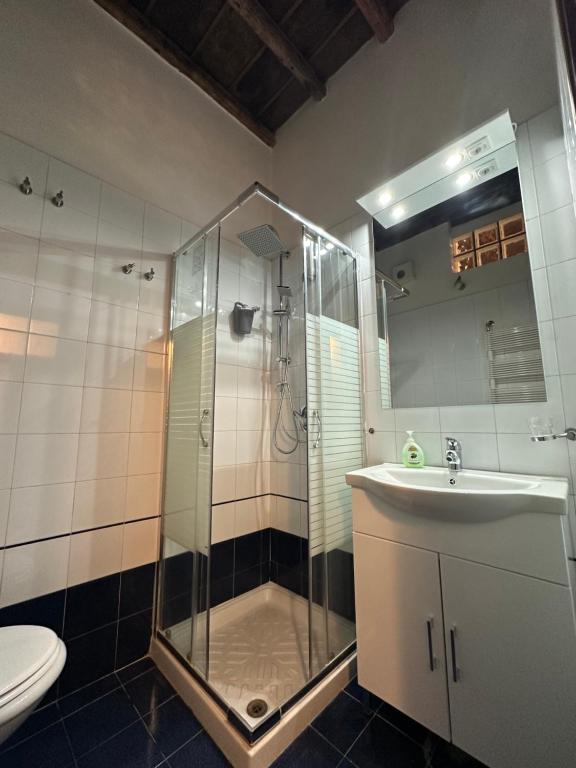 Kúpeľňa v ubytovaní Navona Studio Apartment Livia