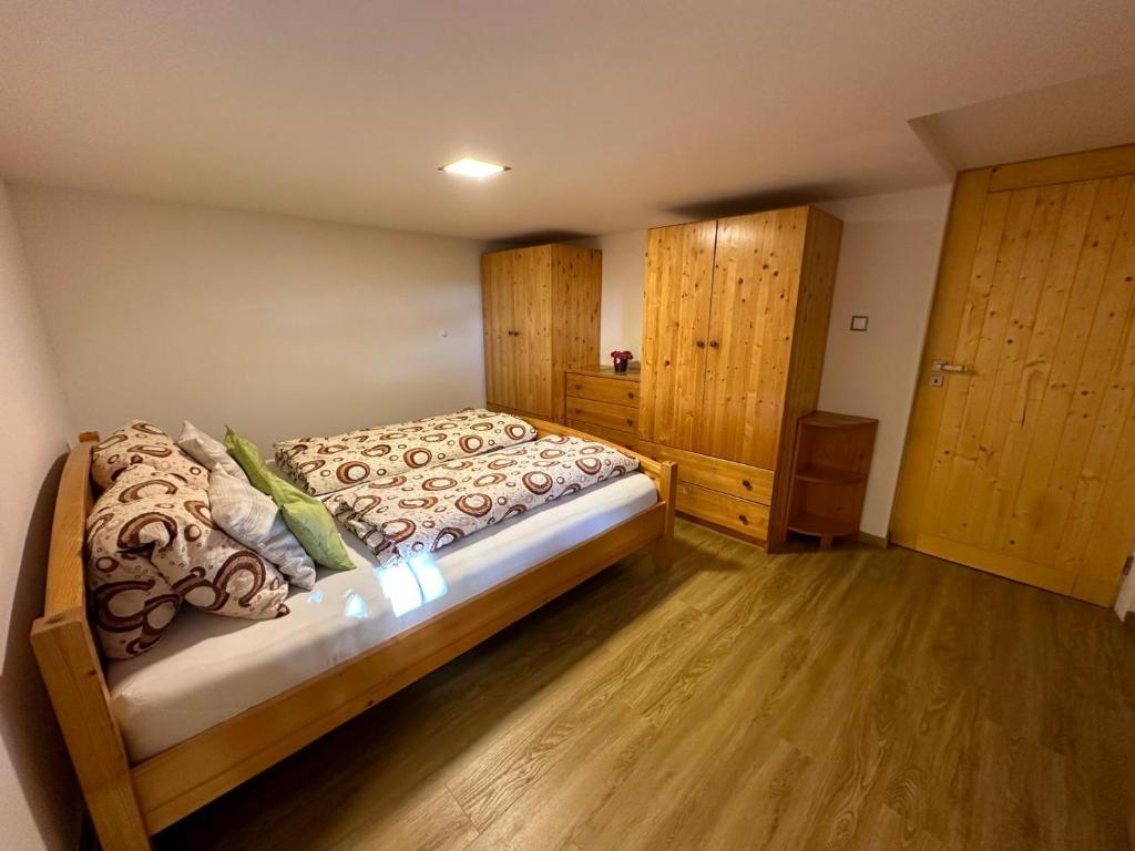 Postel nebo postele na pokoji v ubytování Chalet Galla