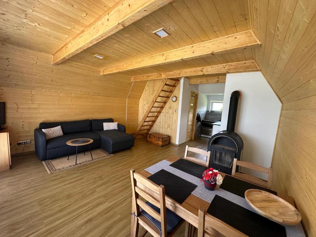 Posezení v ubytování Chalet Galla