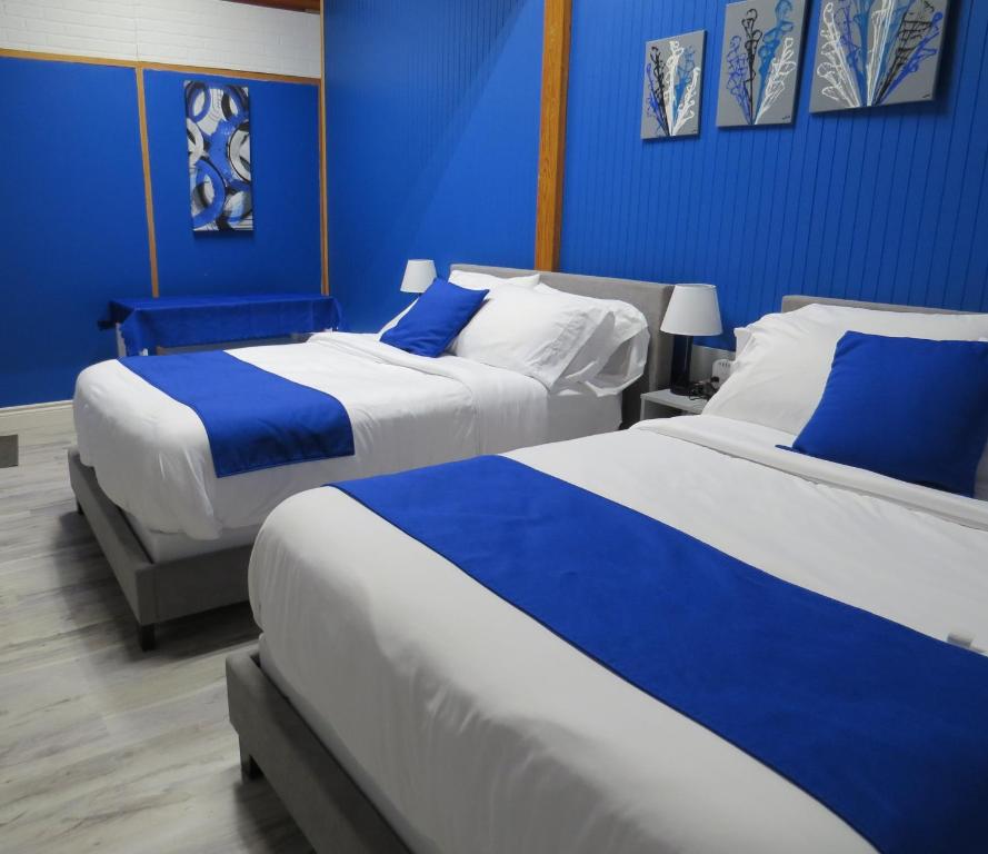 Postel nebo postele na pokoji v ubytování Motel Magistral