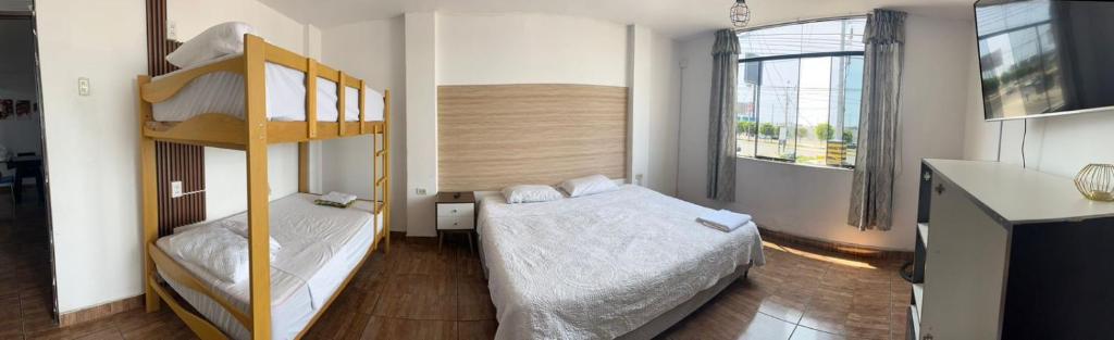 Postel nebo postele na pokoji v ubytování Home Blessed