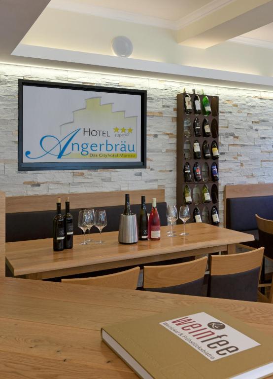 Nápoje v ubytování Hotel Angerbräu