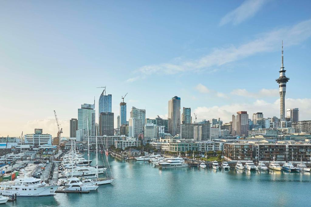 Nespecifikovaný výhled na destinaci Auckland nebo výhled na město při pohledu z hotelu