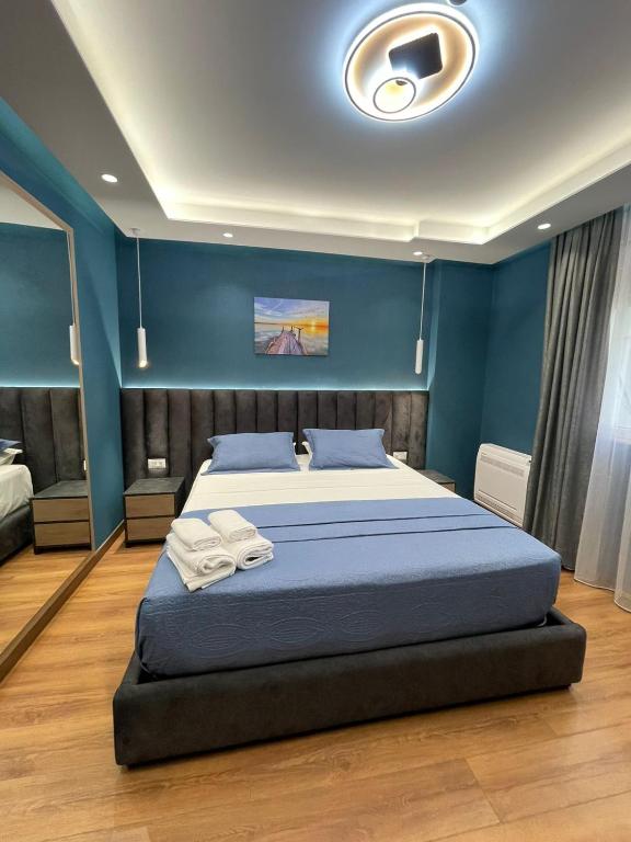 Postel nebo postele na pokoji v ubytování Peaky Hotel